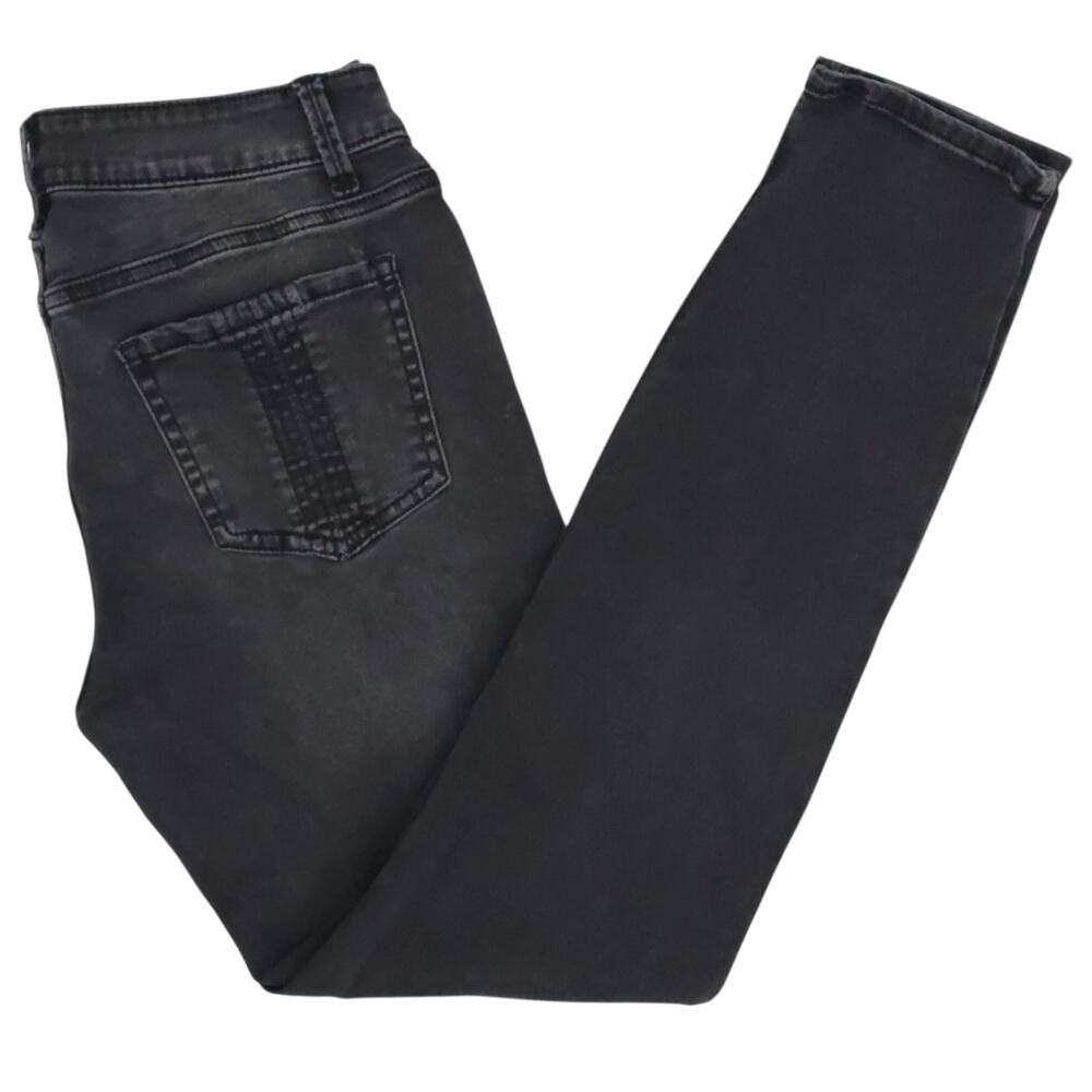 Rider By Lee Jeans Womens 8M Black Skinny Mid Rise Denim Stretch
